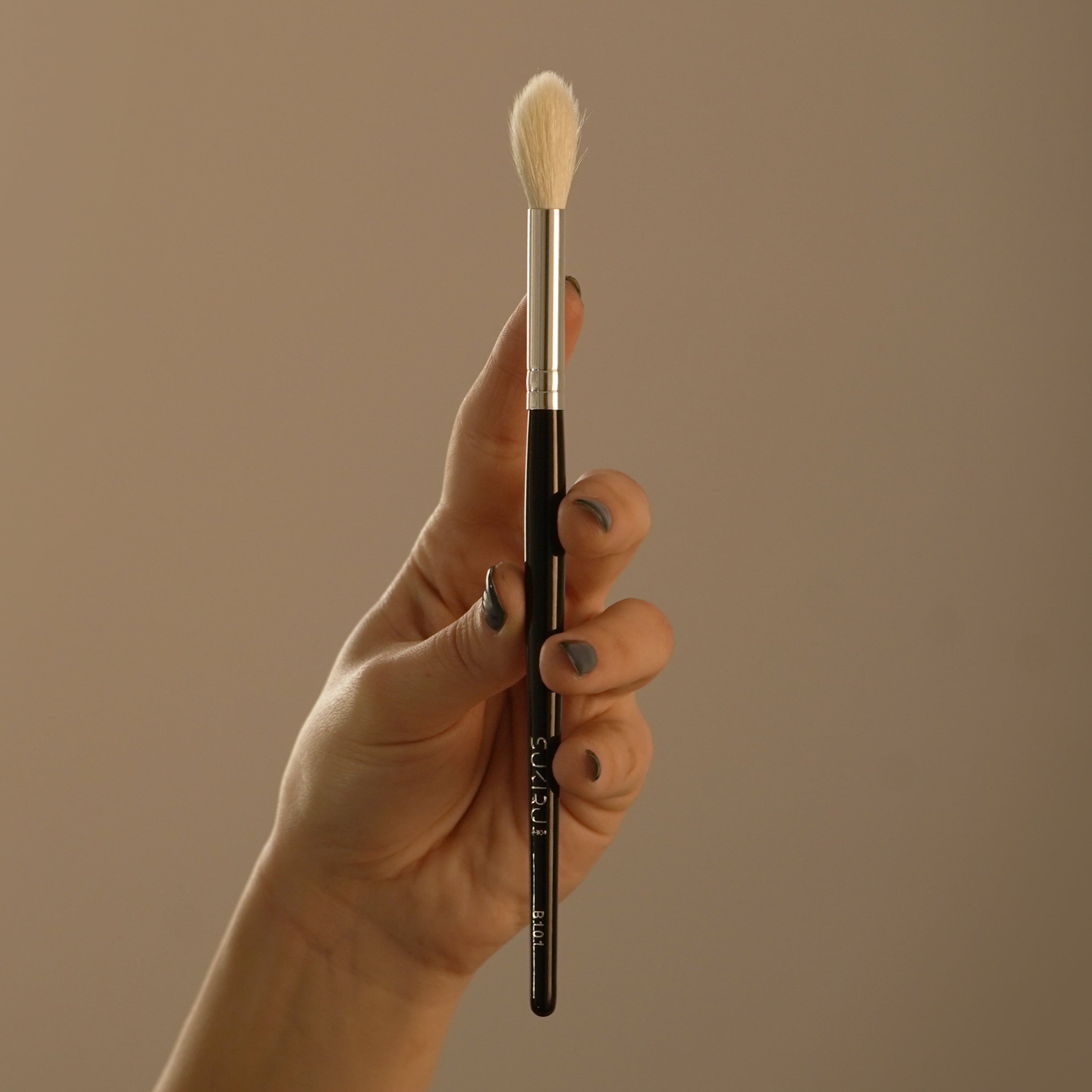 Small Round Fluffy Face Brush | B101